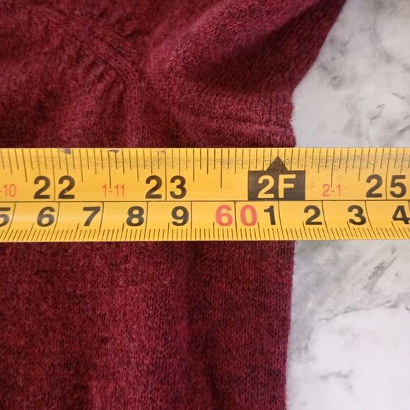 NWT Croft & Barrow Burgundy V Neck Sweater Size XL - Picture 6 of 6